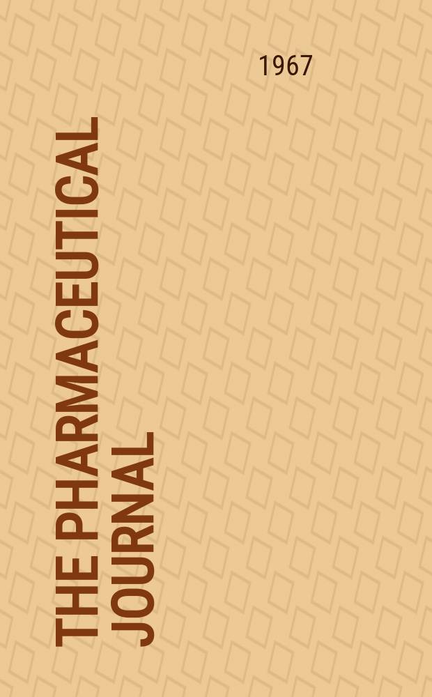 The Pharmaceutical journal : A weekly record of pharmacy and allied sciences Establ. 1841. Vol.199, №5432