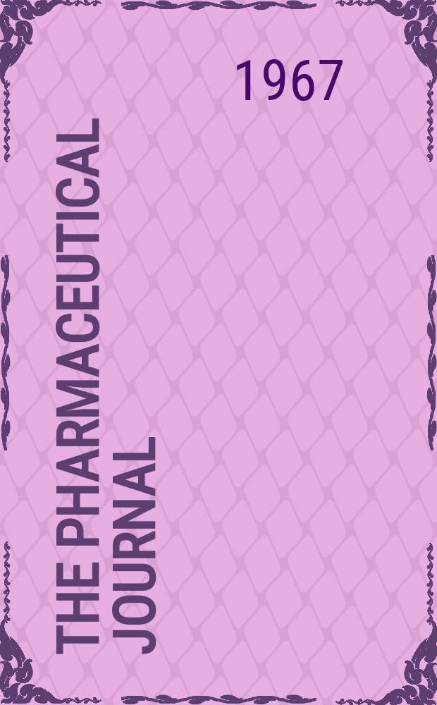 The Pharmaceutical journal : A weekly record of pharmacy and allied sciences Establ. 1841. Vol.199, Указатель