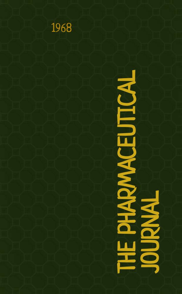 The Pharmaceutical journal : A weekly record of pharmacy and allied sciences Establ. 1841. Vol.201, №5462