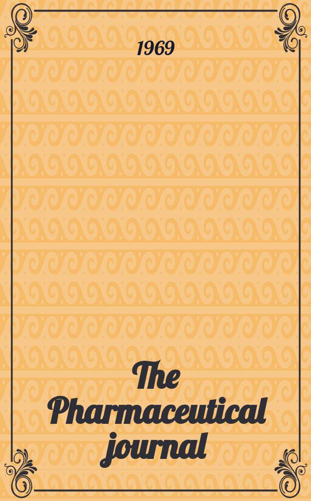 The Pharmaceutical journal : A weekly record of pharmacy and allied sciences Establ. 1841. Vol.202, №5492