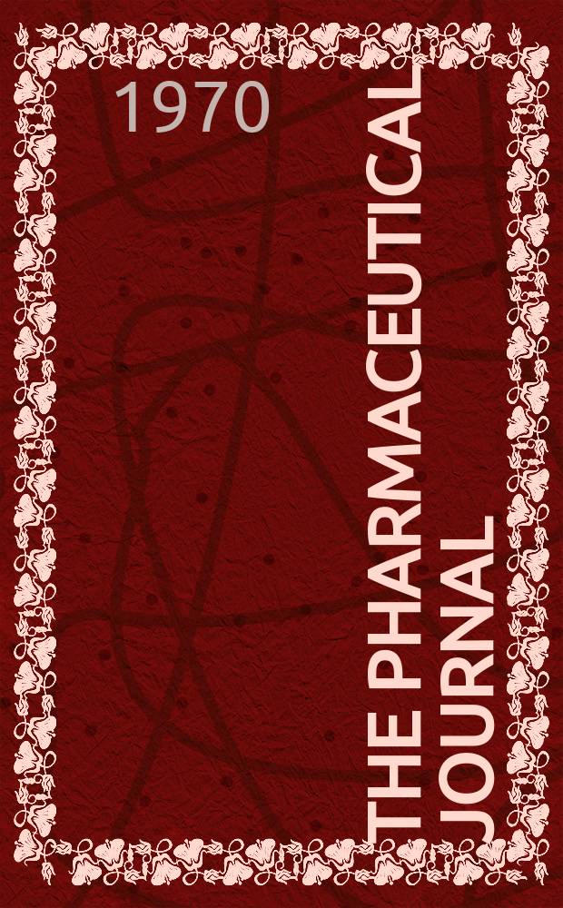 The Pharmaceutical journal : A weekly record of pharmacy and allied sciences Establ. 1841. Vol.204, №5543