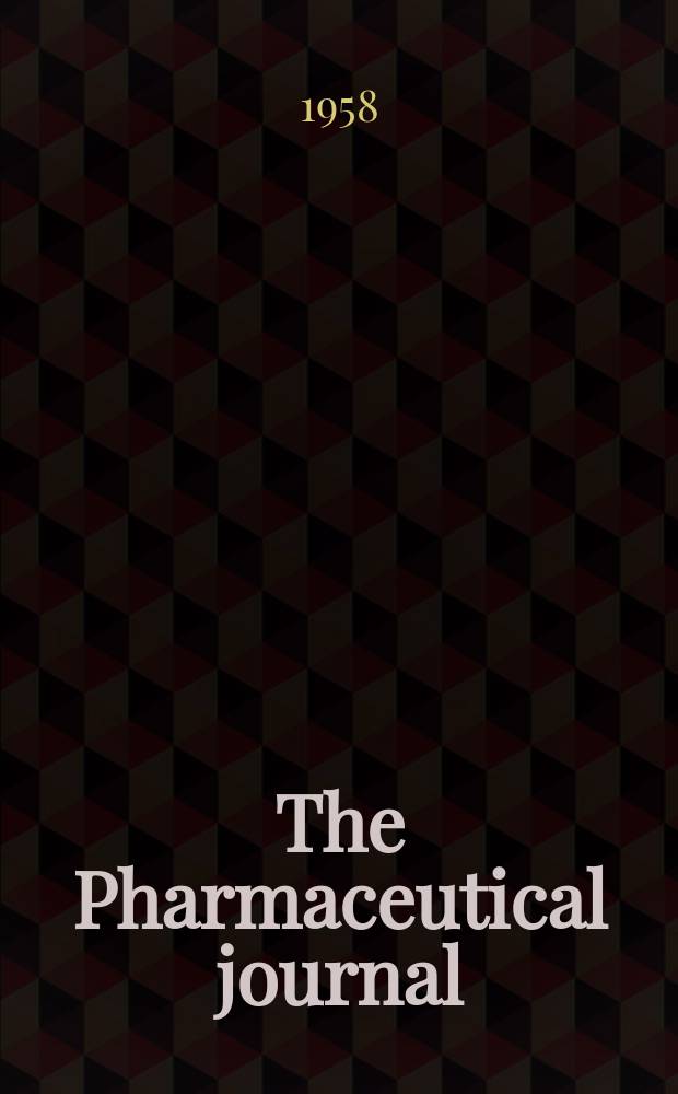 The Pharmaceutical journal : A weekly record of pharmacy and allied sciences Establ. 1841. Vol.126 (180), №4935