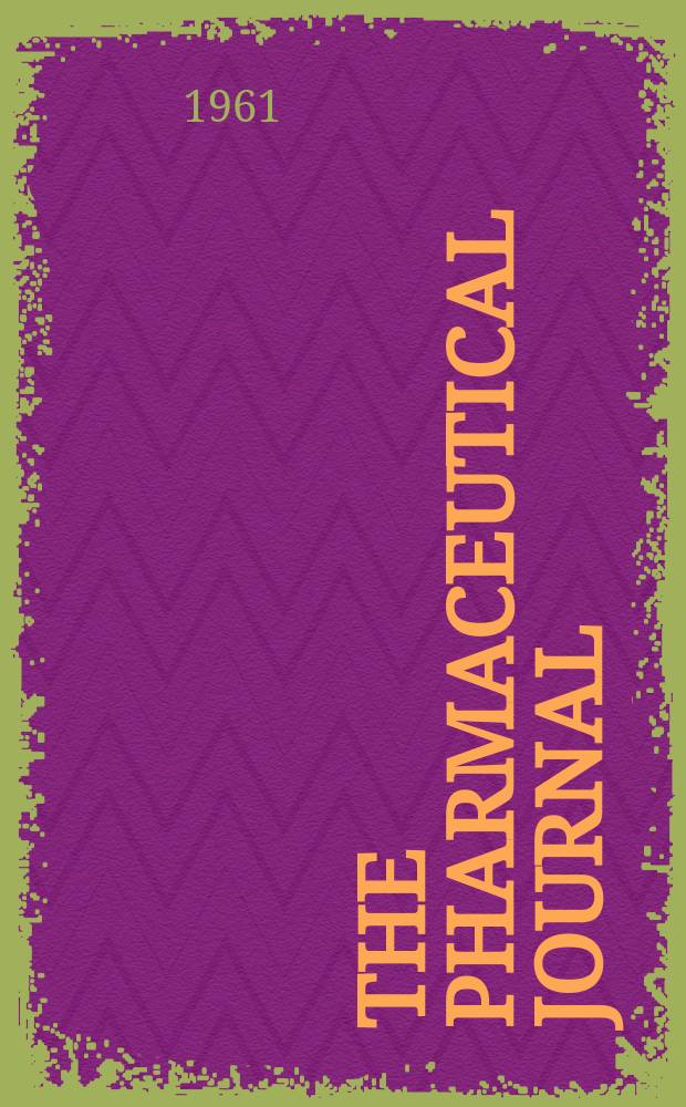 The Pharmaceutical journal : A weekly record of pharmacy and allied sciences Establ. 1841. Vol.132 (186), №5080