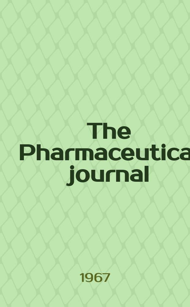 The Pharmaceutical journal : A weekly record of pharmacy and allied sciences Establ. 1841. Vol.[144] (198), №5386