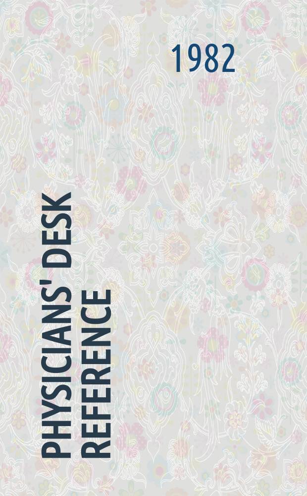 Physicians' desk reference : PDR