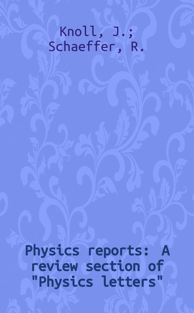 Physics reports : A review section of "Physics letters" (Sect. C). Vol.31, №2 : Complex paths and uniform ...