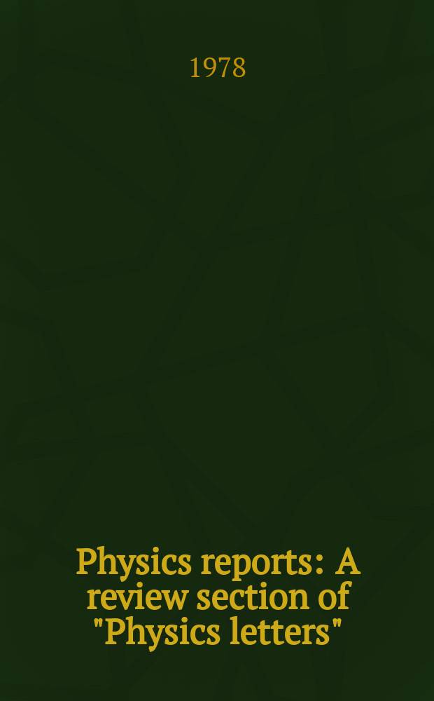 Physics reports : A review section of "Physics letters" (Sect. C). Vol.42, №5 : Energy dependence of peripheral reactions induced by heavy ions