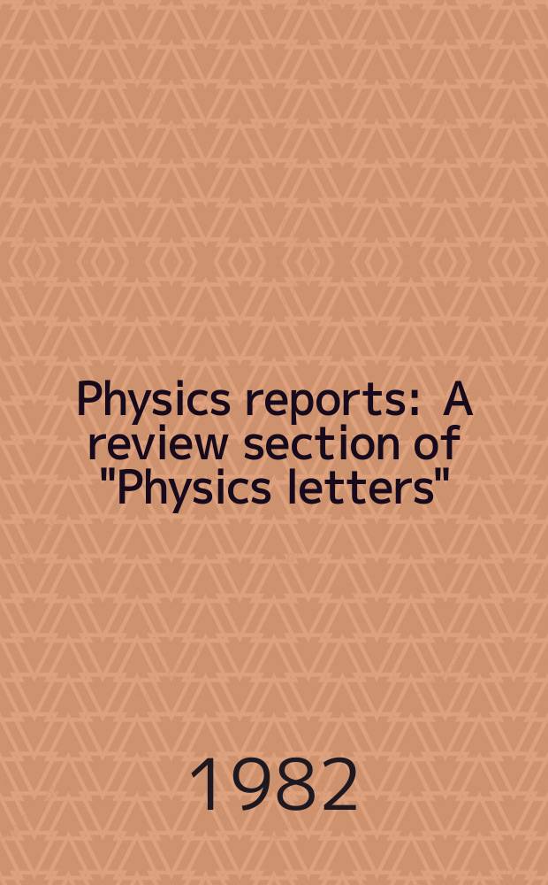 Physics reports : A review section of "Physics letters" (Sect. C). Vol.89, №4 : Non-equilibrium superconductivity in homogeneous thin films