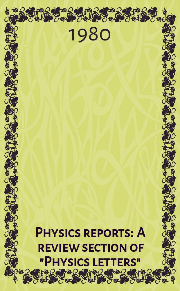 Physics reports : A review section of "Physics letters" (Sect. C). Vol.64, №4 : Nuclear compressibilities