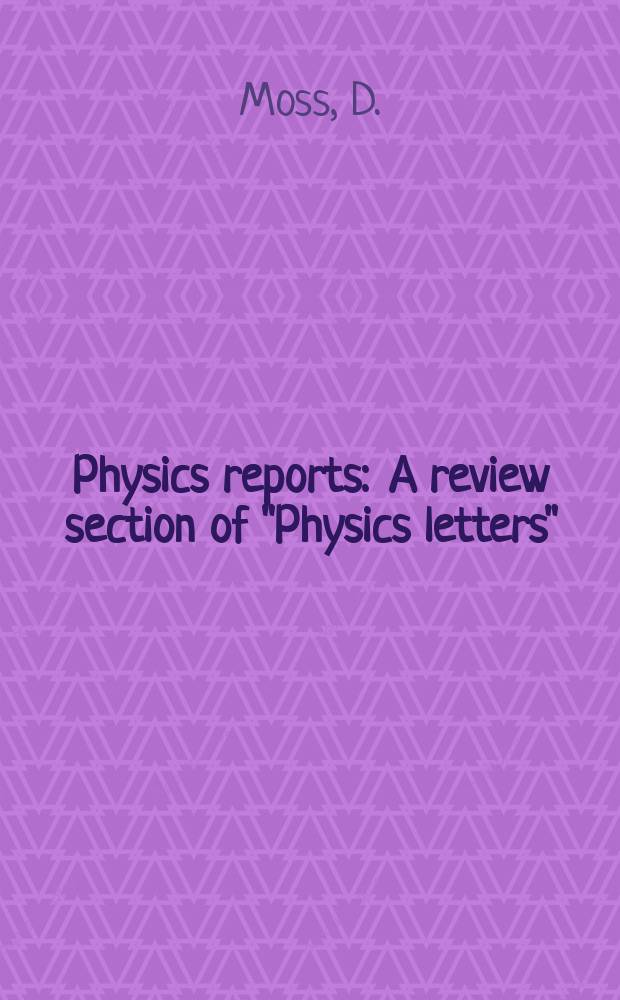 Physics reports : A review section of "Physics letters" (Sect. C). Vol.140, №1 : Magnetic fields in stars