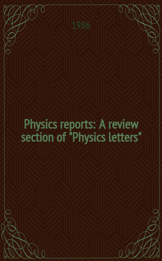 Physics reports : A review section of "Physics letters" (Sect. C). Vol.142, №6 : How instantons solve the U(1) problem