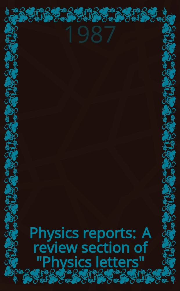 Physics reports : A review section of "Physics letters" (Sect. C). Vol.144, №3 : Multiphoton stripping of atoms