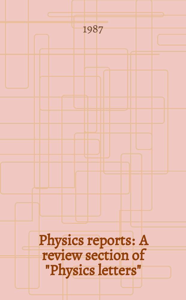 Physics reports : A review section of "Physics letters" (Sect. C). Vol.144, №4/5 : Hign-energy collisions with atomic nuclei