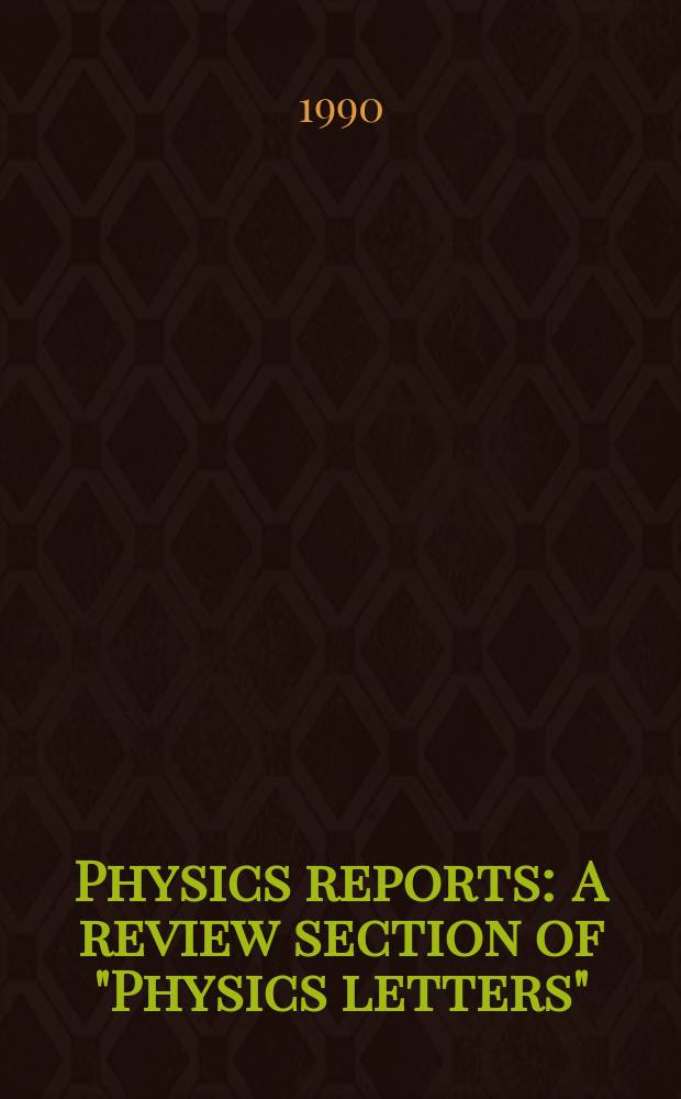 Physics reports : A review section of "Physics letters" (Sect. C). Vol.197, №5/6 : Hadronic production of particles at large transverse momentum