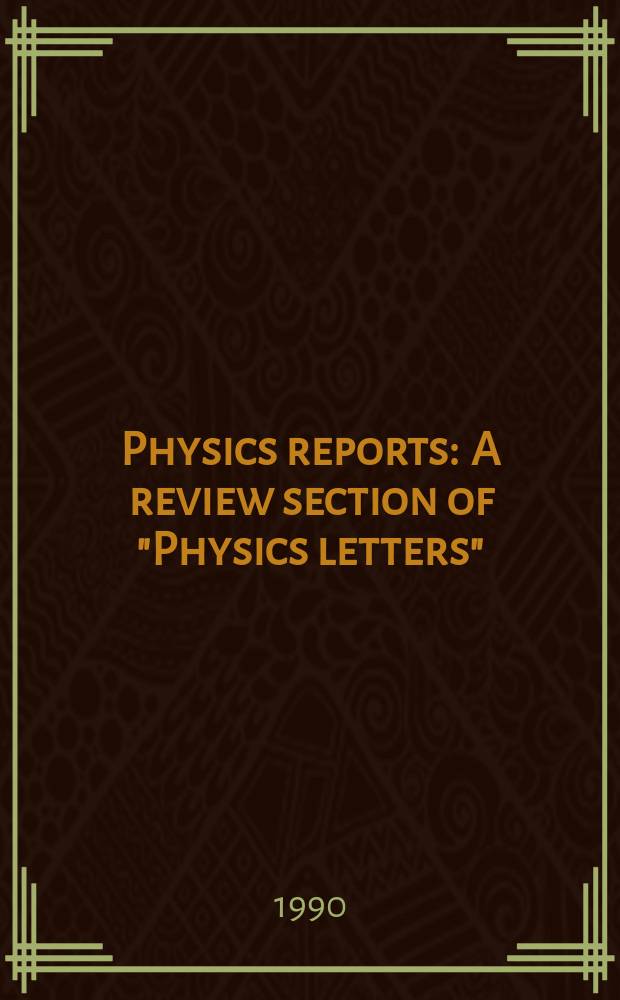 Physics reports : A review section of "Physics letters" (Sect. C). Vol.198, №3 : Quantum transport theory of nuclear matter
