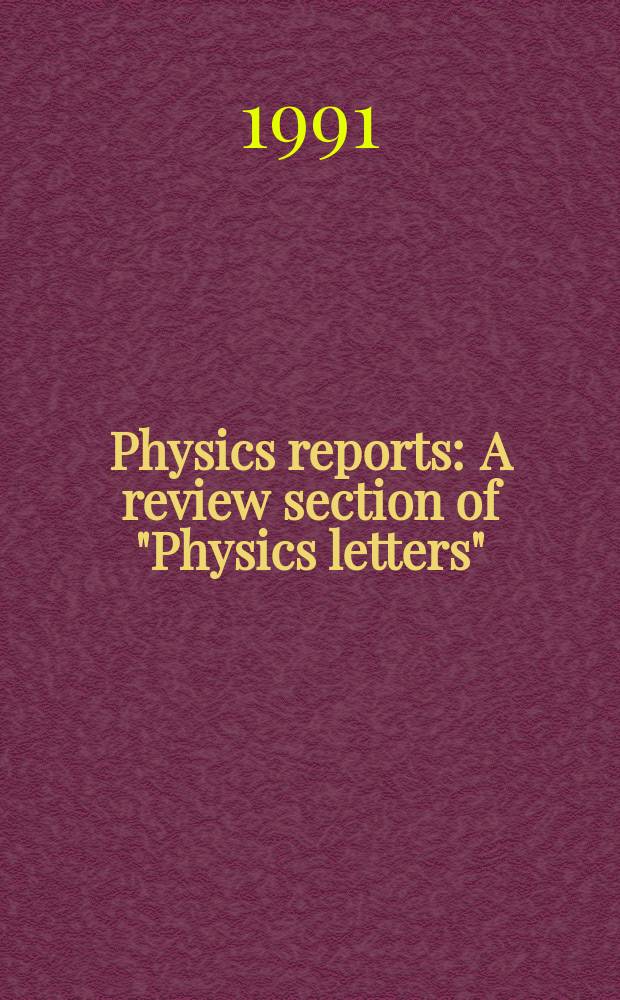 Physics reports : A review section of "Physics letters" (Sect. C). Vol.205, №6 : The Calculation of photoionisation cross sections of simple polyatomic molecules by L² methods