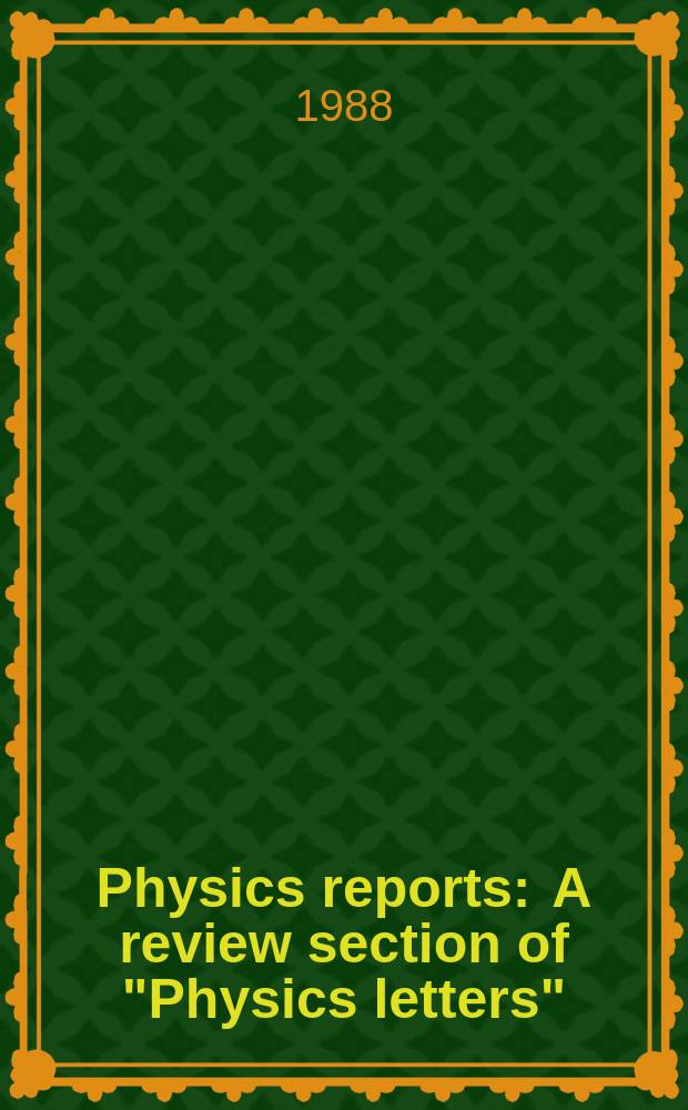 Physics reports : A review section of "Physics letters" (Sect. C). Vol.164, №1/2 : A unifying approach to lattice dynamical and electronic properties of solids