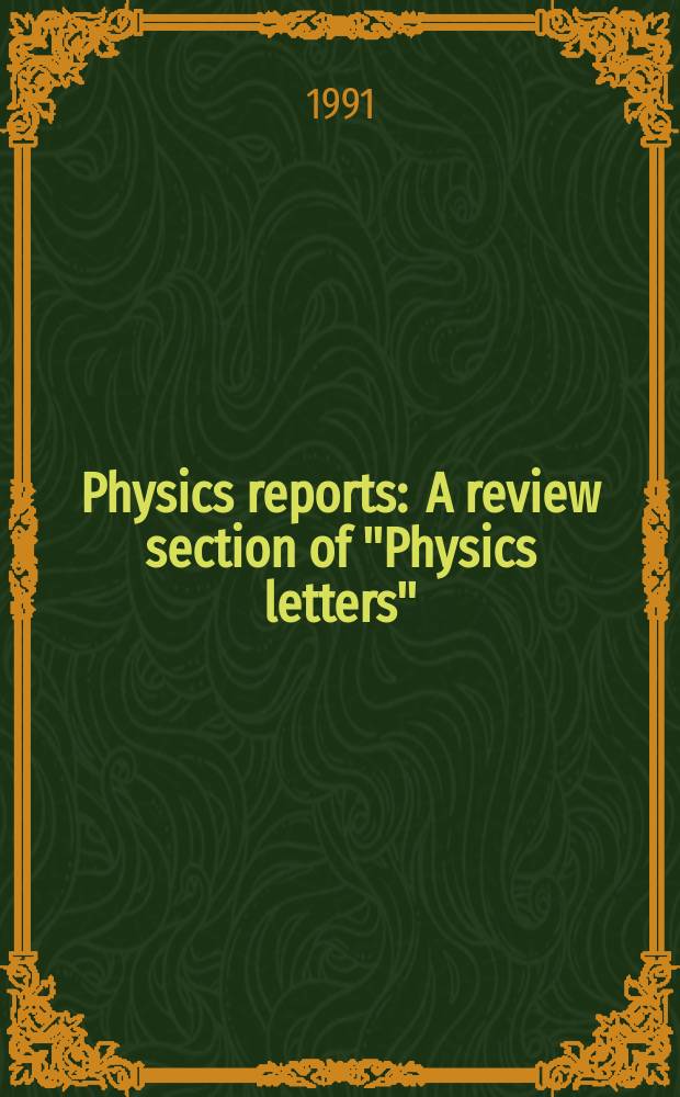 Physics reports : A review section of "Physics letters" (Sect. C). Vol.206, №3 : The theory of supernova shocks