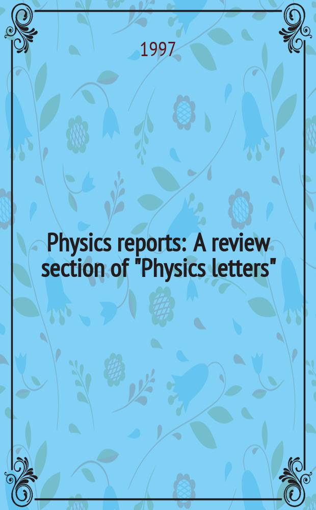 Physics reports : A review section of "Physics letters" (Sect. C). Vol.278, №1 : Shell model Monte Carlo methods