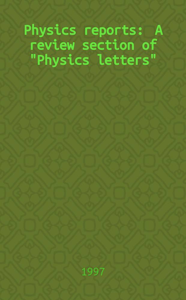Physics reports : A review section of "Physics letters" (Sect. C). Vol.281, №5/6 : Solar neutrinos: beyond standard solar models