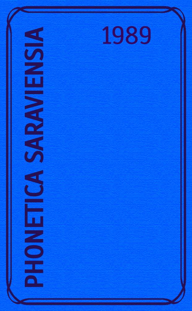 Phonetica saraviensia : Veröff. des Inst. fur Phonetik, Univ. des Saarlandes. №10 : Notes on sonority and segmental strength