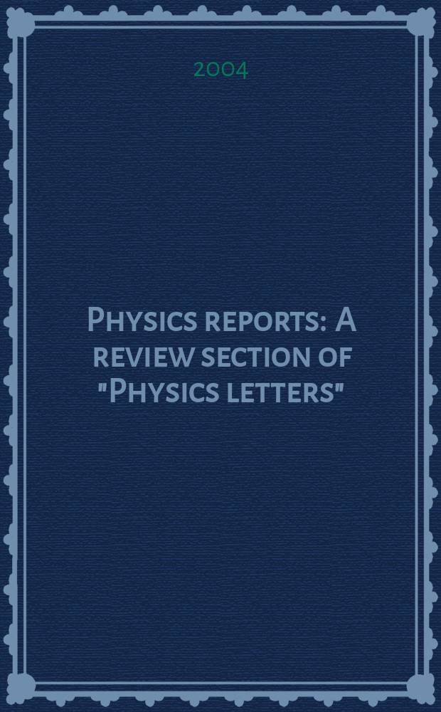 Physics reports : A review section of "Physics letters" (Sect. C). Vol.395, №4/5 : Numerical methods for atomic quantum gases with applications to Bose-Einstein condensates and to ultracold fermions