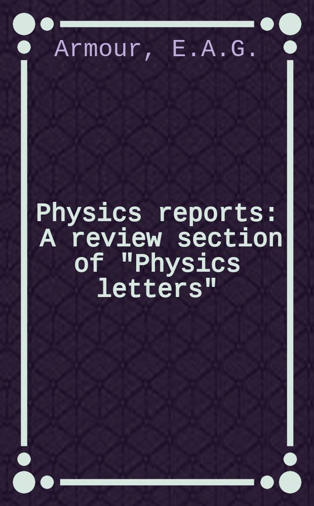 Quantum physics letters. China physics. Physics letters. Physics letters. China physics.
