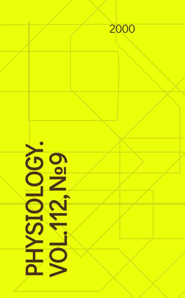 Physiology. Vol.112, №9