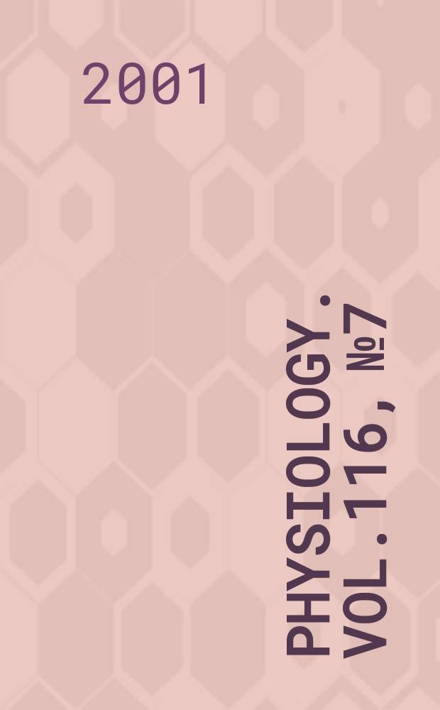 Physiology. Vol.116, №7