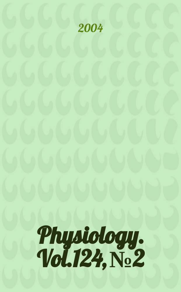 Physiology. Vol.124, №2