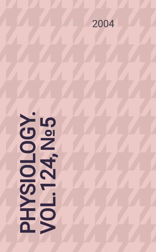 Physiology. Vol.124, №5