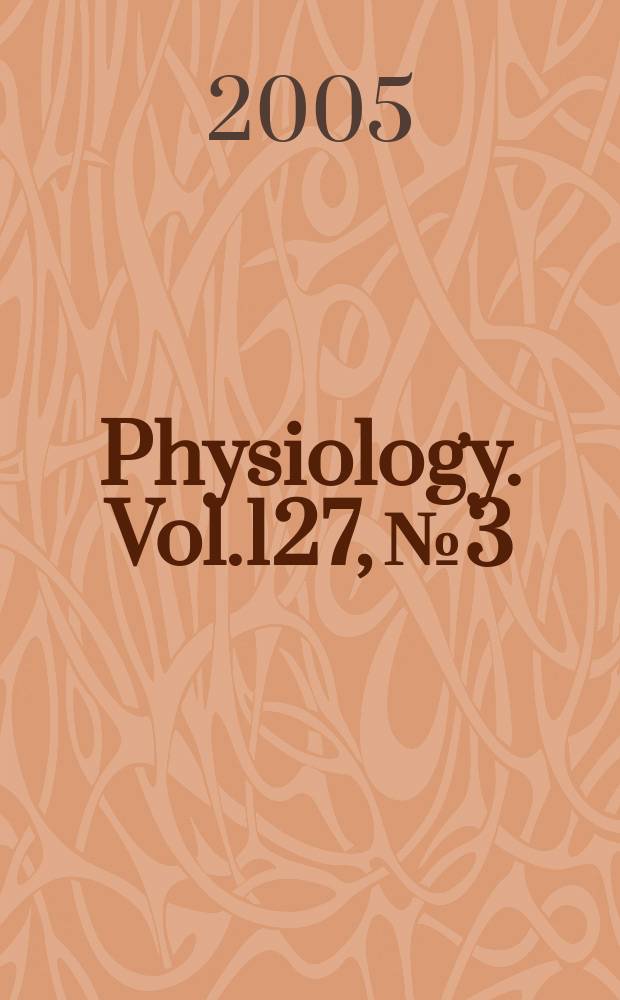 Physiology. Vol.127, №3