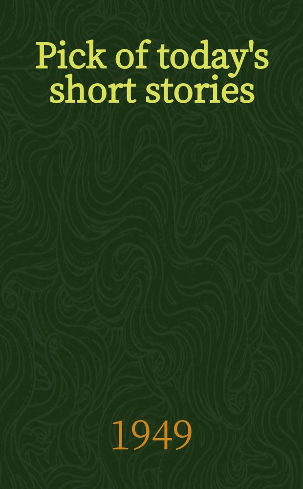 Pick of today's short stories
