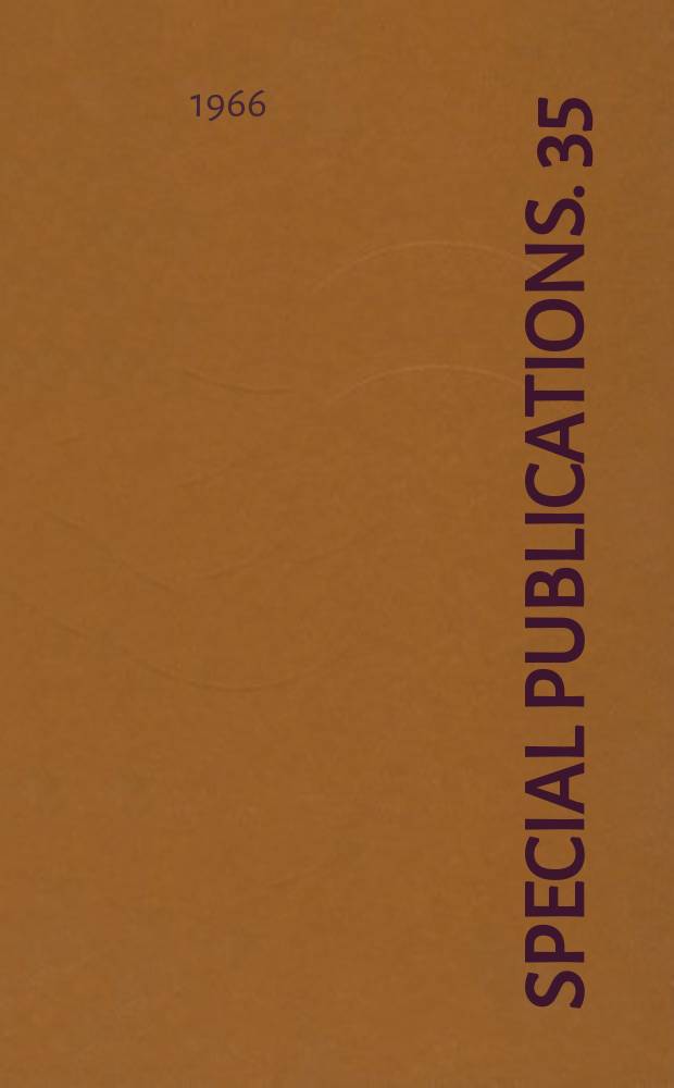 Special publications. 35 : Trajectories to Jupiter, Ceres and Vesta