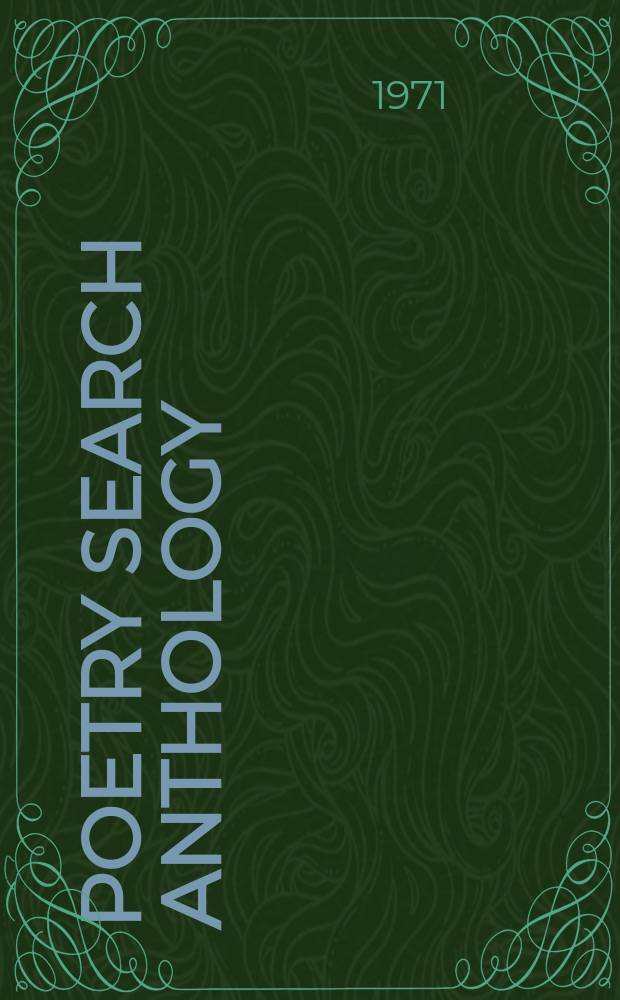 Poetry search anthology