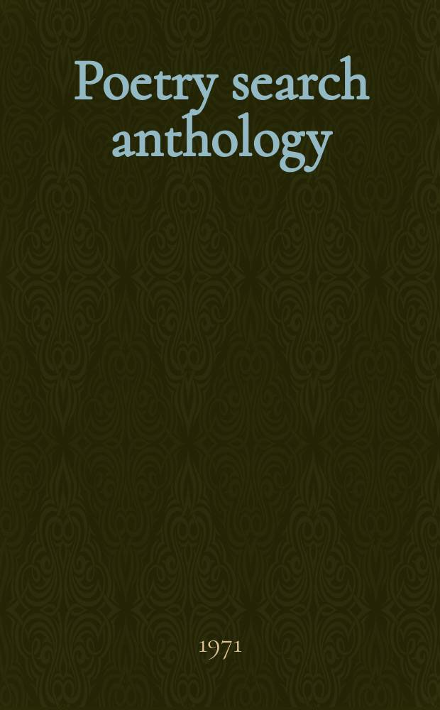 Poetry search anthology : Young voices