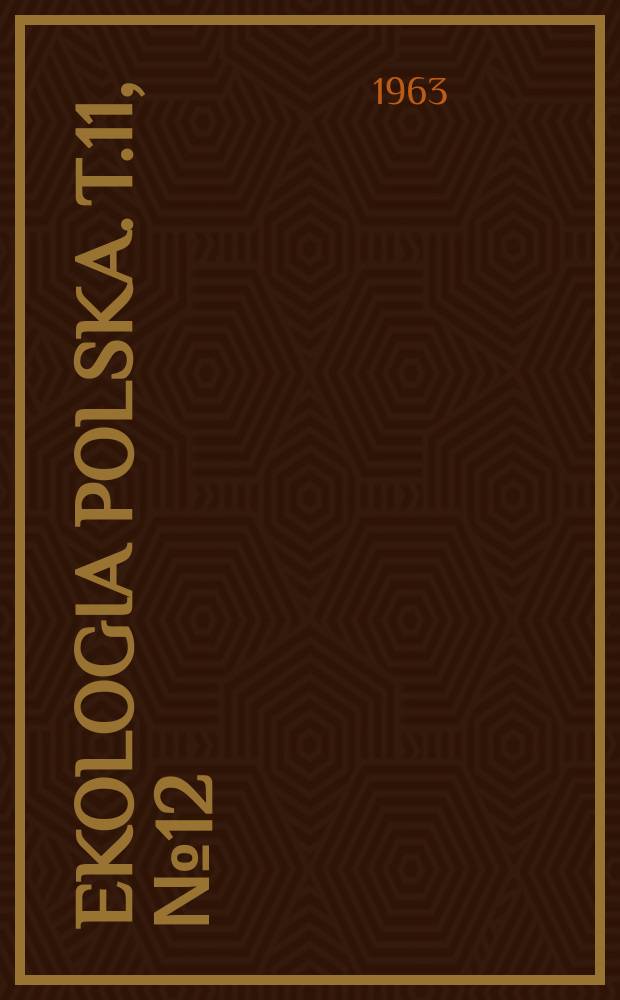 Ekologia polska. T.11, №12 : Perniphore robusta Ruschka (Pteromalidae, Hemenoptera) and Ipideurytoma spessivtsevi Bouc et Nov. (Eurytomidae, Hymenoptera) parasites of Trypodendron lineatum Ol. (SEolytidae, Coleoptera) in Poland