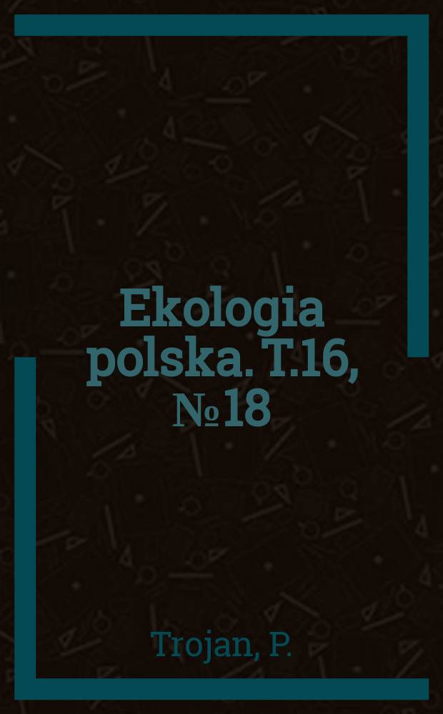 Ekologia polska. T.16, №18 : Estimated food consumption by the Colorado beetle (Leptinotarsa decemlineata Say) under conditions of natural reduction