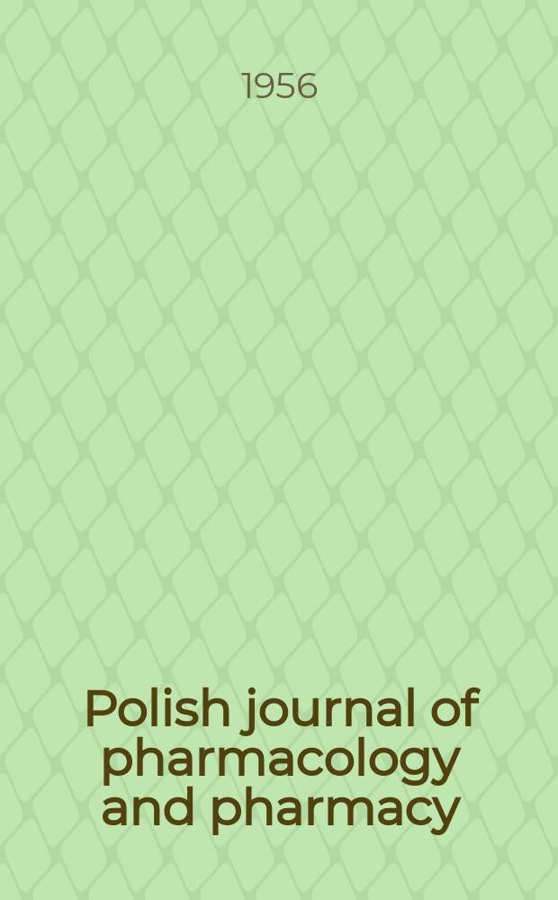 Polish journal of pharmacology and pharmacy