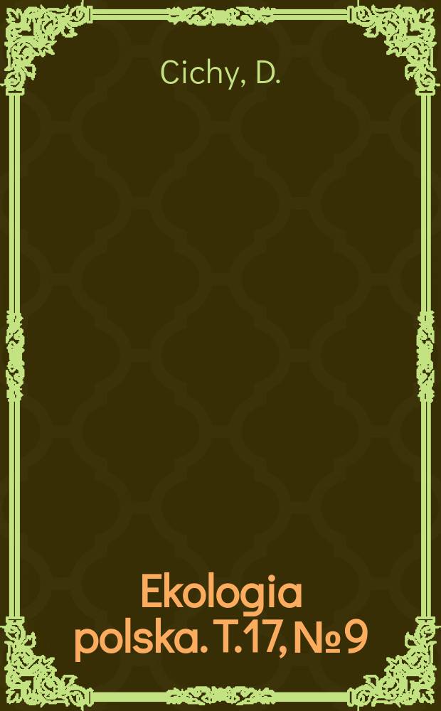 Ekologia polska. T.17, №9 : The influence of some ecological factors on the susceptibility of Tribolium castaneum (Herbst) (Col., Tenebrionidae) to Pybuthum