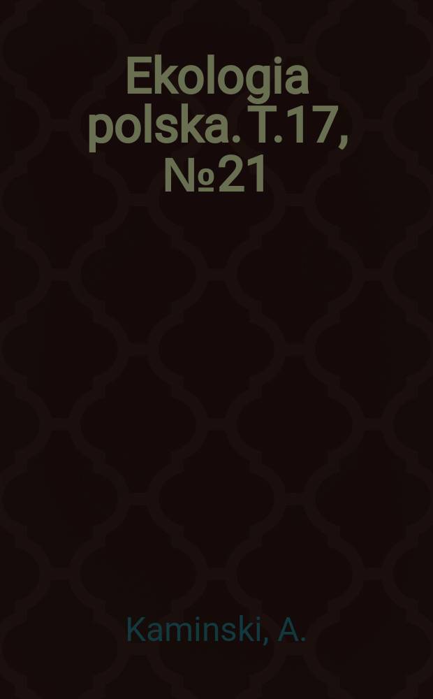Ekologia polska. T.17, №21 : Measurement of the amount of light energy absorbed by the potato (Solanum tuberosum L.)