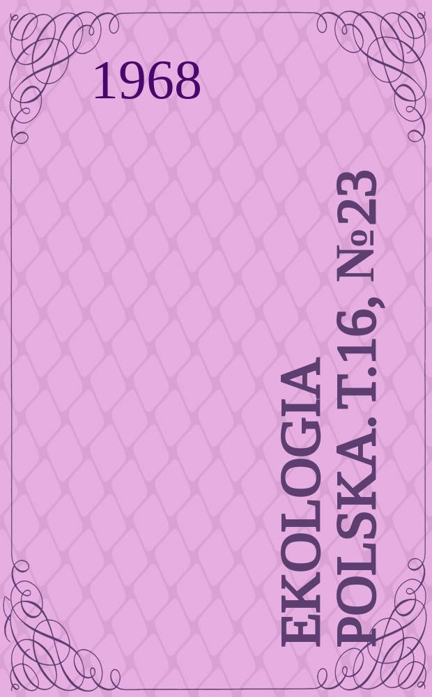 Ekologia polska. T.16, №23 : Development and fertility of the Mediterranean flour moth Annagasta (Ephestia) kühniella Zeller (Lepidoptera , Pyralidae) in differently coloured vessels