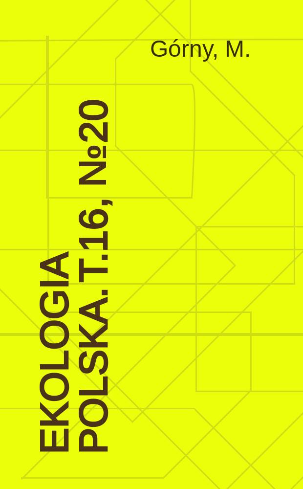 Ekologia polska. T.16, №20 : Gynaecological studies of the soil macroentomofauna in two different agricultural biotopes