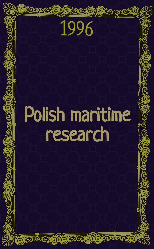 Polish maritime research