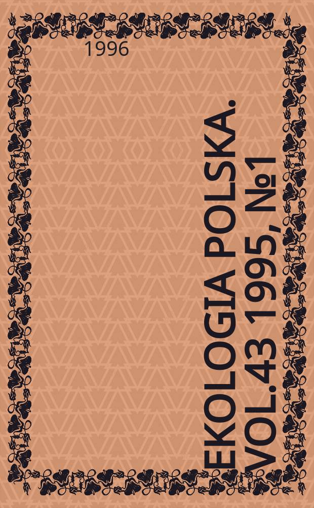 Ekologia polska. Vol.43 1995, №1/2 : Forest islands in the landscape of the Masurian Lakeland