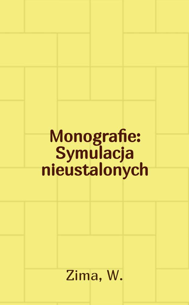 Monografie : Symulacja nieustalonych