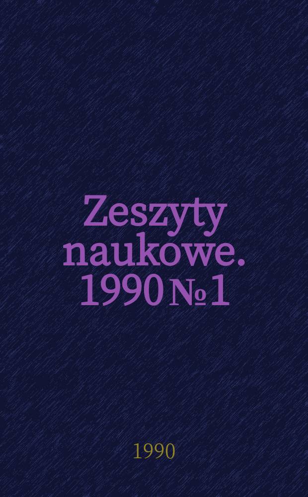 Zeszyty naukowe. 1990 № 1 : Proces docierania metalowych