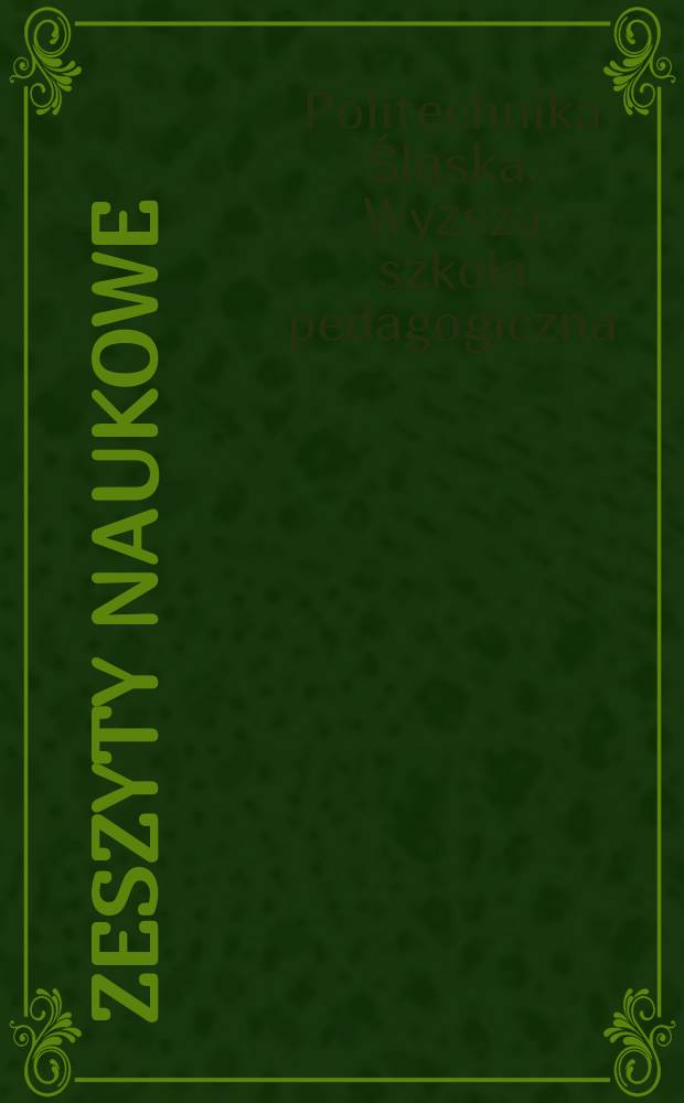 Zeszyty naukowe