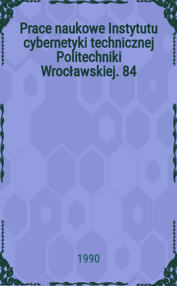 Prace naukowe Instytutu cybernetyki technicznej Politechniki Wrocławskiej. 84 : Miękka selekcja w losowej
