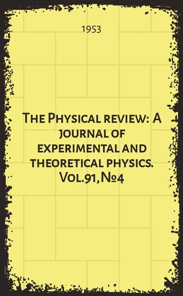 The Physical review : A journal of experimental and theoretical physics. Vol.91, №4